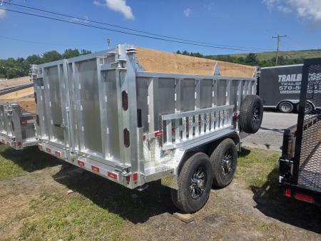 New 2026 Nordtek 82X12 12K - 4' HIGH SIDES ALUMINUM Dump Trailer