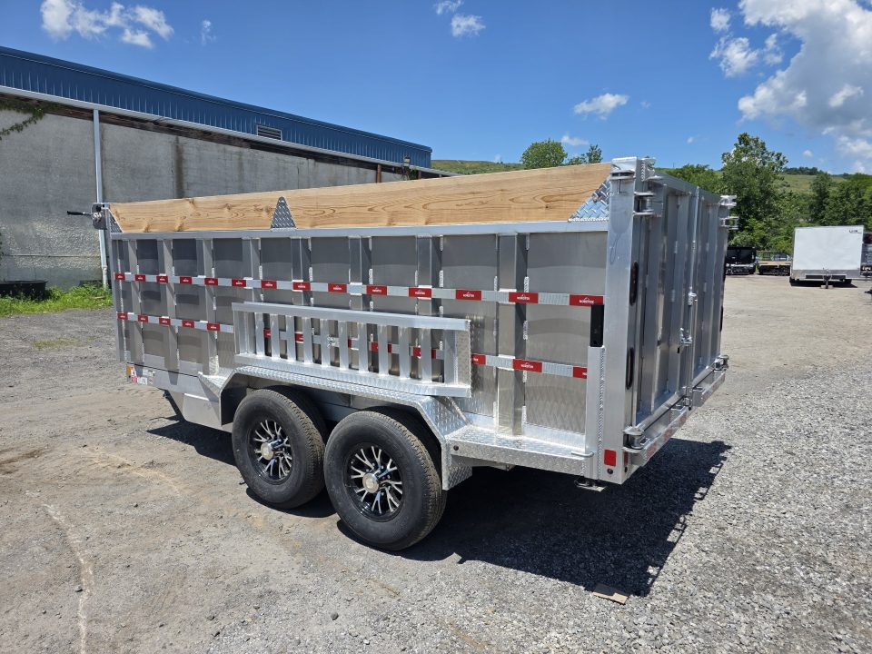 New 2026 Nordtek 82X14 14K - 4' HIGH SIDES - ALUMINUM Dump Trailer