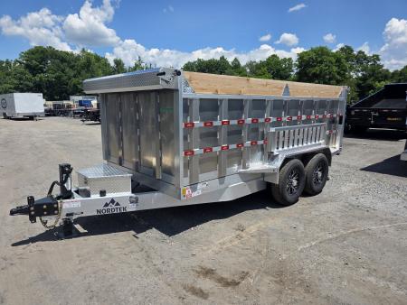 New 2026 Nordtek 82X14 14K - 4' HIGH SIDES - ALUMINUM Dump Trailer