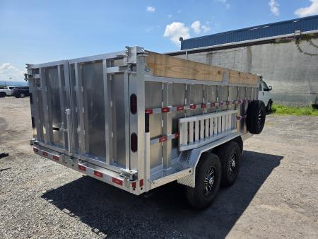 New 2026 Nordtek 82X14 14K - 4' HIGH SIDES - ALUMINUM Dump Trailer