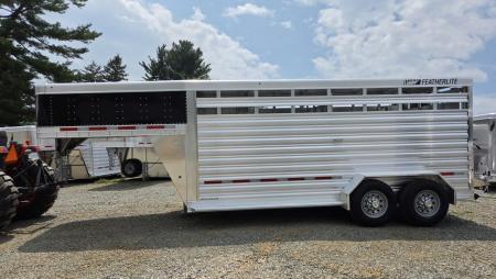 New 2026 Featherlite Trailers 8117 GN 6'7"X16TA Stock / Stock Combo Trailer