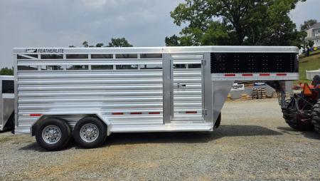 New 2026 Featherlite Trailers 8117 GN 6'7"X16TA Stock / Stock Combo Trailer