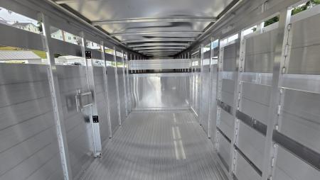 New 2026 Featherlite Trailers 8117 GN 6'7"X16TA Stock / Stock Combo Trailer