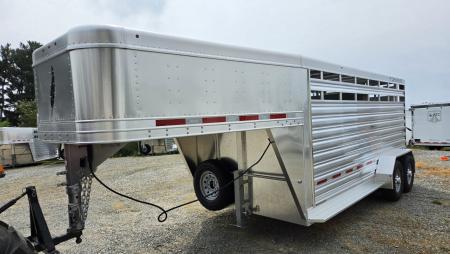 New 2026 Featherlite Trailers 8117 GN 6'7 X16TA Stock / Stock Combo Trailer
