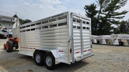 New 2026 Featherlite Trailers 8117 GN 6'7"X16TA Stock / Stock Combo Trailer