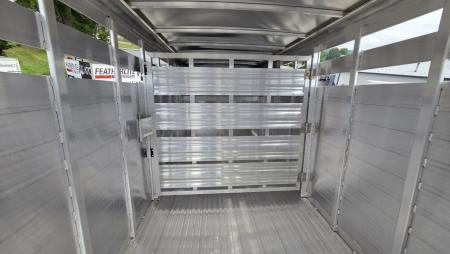 New 2026 Featherlite Trailers 8117 GN 6'7"X16TA Stock / Stock Combo Trailer