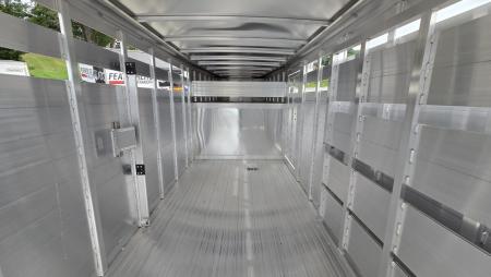 New 2026 Featherlite Trailers 8117 GN 6'7"X16TA Stock / Stock Combo Trailer