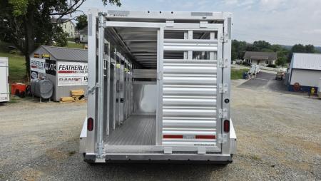 New 2026 Featherlite Trailers 8117 GN 6'7"X16TA Stock / Stock Combo Trailer