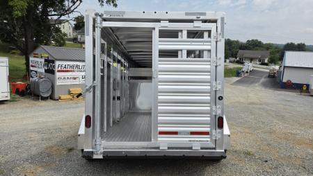 New 2026 Featherlite Trailers 8117 GN 6'7"X16TA Stock / Stock Combo Trailer