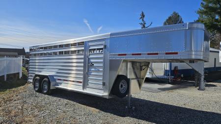 New 2026 Featherlite Trailers GOOSENECK 8127 7X20TA Stock / Stock Combo Trailer