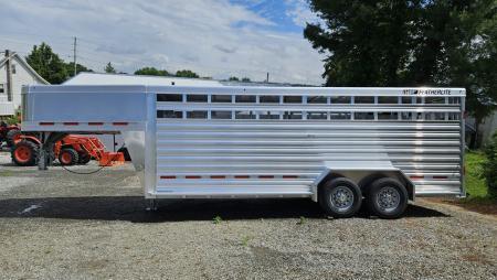 New 2026 Featherlite Trailers GOOSENECK 8127 7X20TA Stock / Stock Combo Trailer