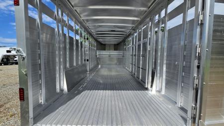 New 2026 Featherlite Trailers GOOSENECK 8127 7X20TA Stock / Stock Combo Trailer