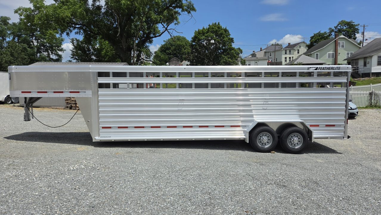 New 2026 Featherlite Trailers GN7X24TA Stock / Stock Combo Trailer