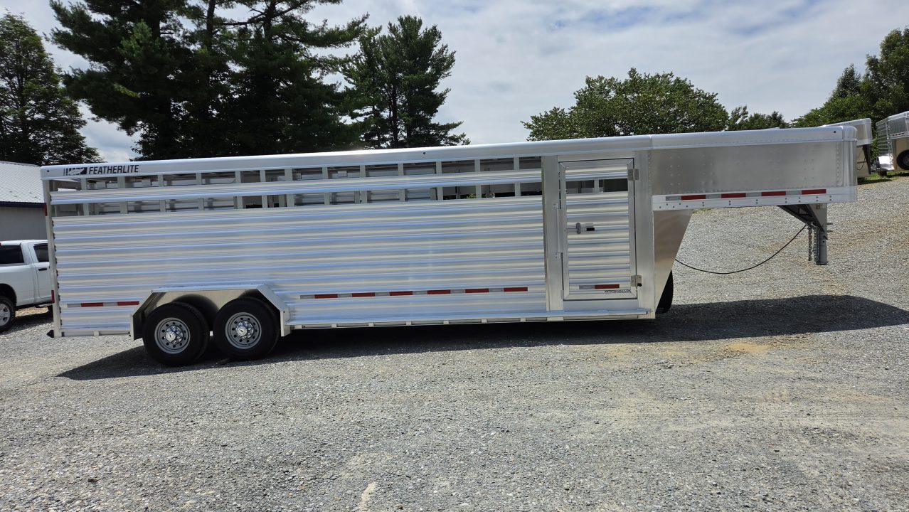 New 2026 Featherlite Trailers GN7X24TA Stock / Stock Combo Trailer
