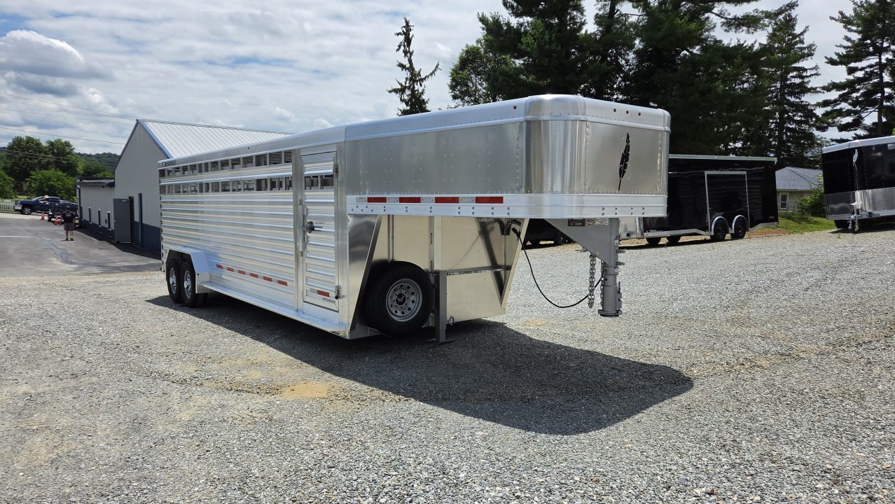 New 2026 Featherlite Trailers GN7X24TA Stock / Stock Combo Trailer