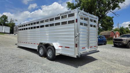 New 2026 Featherlite Trailers GN7X24TA Stock / Stock Combo Trailer