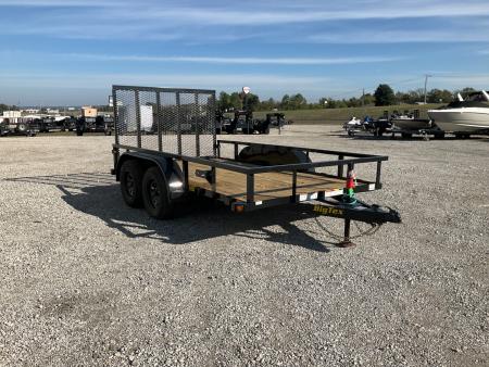 New 2026 Big Tex 77 x12' BP Tandem Axle Utility Trailer – 60PI