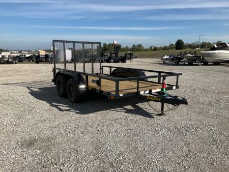 New 2026 Big Tex 77 x12' BP Tandem Axle Utility Trailer – 60PI