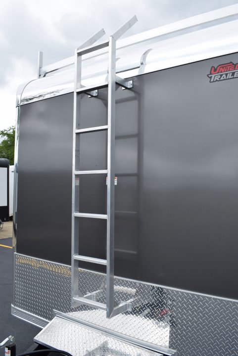 New 2026 United UXT 8.5x16 Pro Contractor w/ Ladder Racks, Tool Crib, Rear Double Doors & 30A Electrical