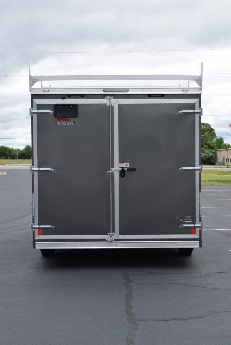 New 2026 United UXT 8.5x16 Pro Contractor w/ Ladder Racks, Tool Crib, Rear Double Doors & 30A Electrical