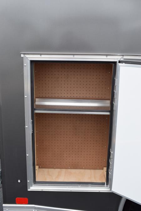 New 2026 United UXT 8.5x16 Pro Contractor w/ Ladder Racks, Tool Crib, Rear Double Doors & 30A Electrical