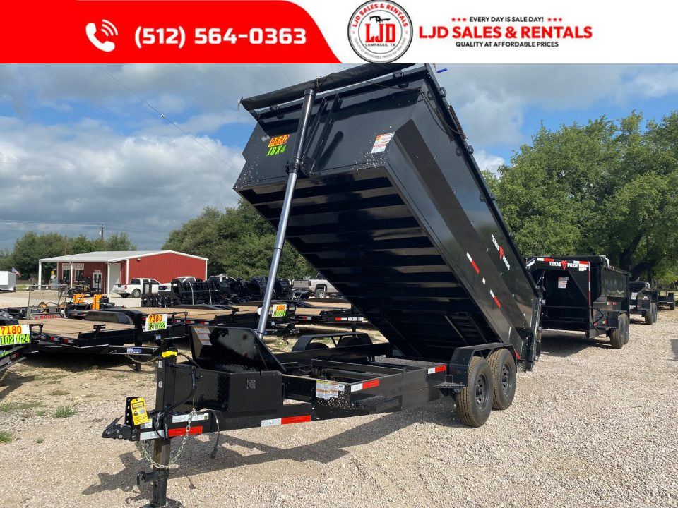 New 2026 Texas Pride - 16 X 4 - Dump Trailer - 16K GVWR - Tarp