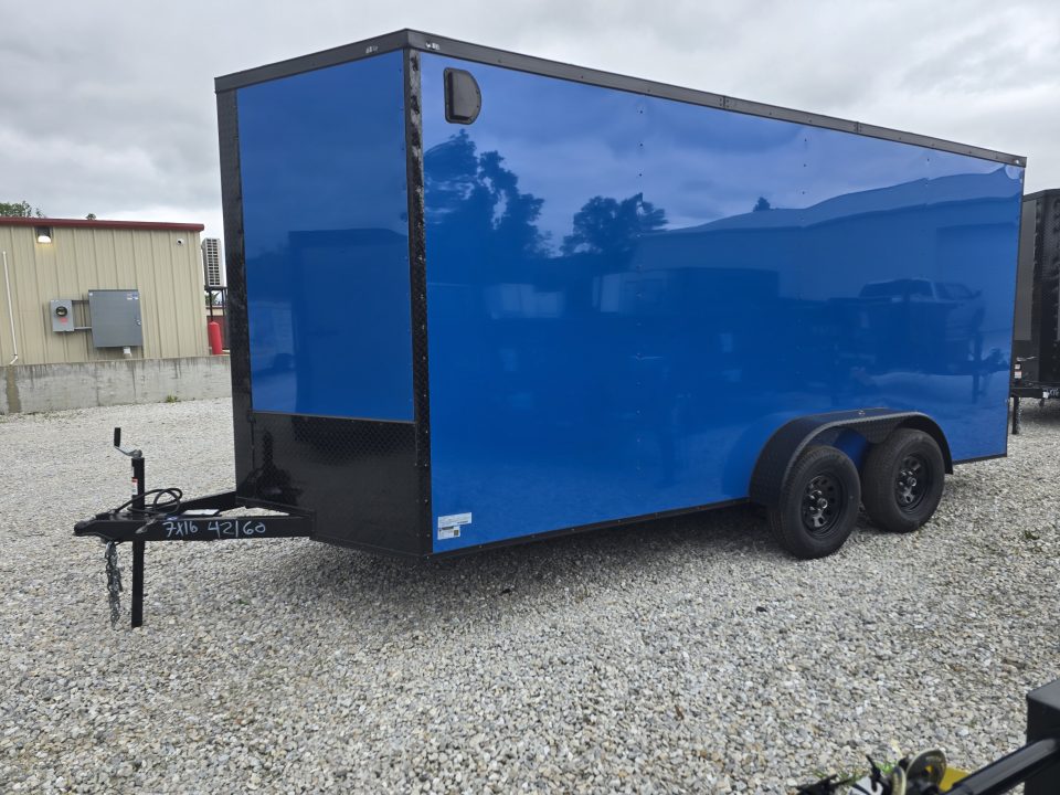 New 2026 Maximum Cargo Trailers 7x16 TA, 7' interior height , 3.5k axles, .080 polycore Cargo / Enclosed Trailer