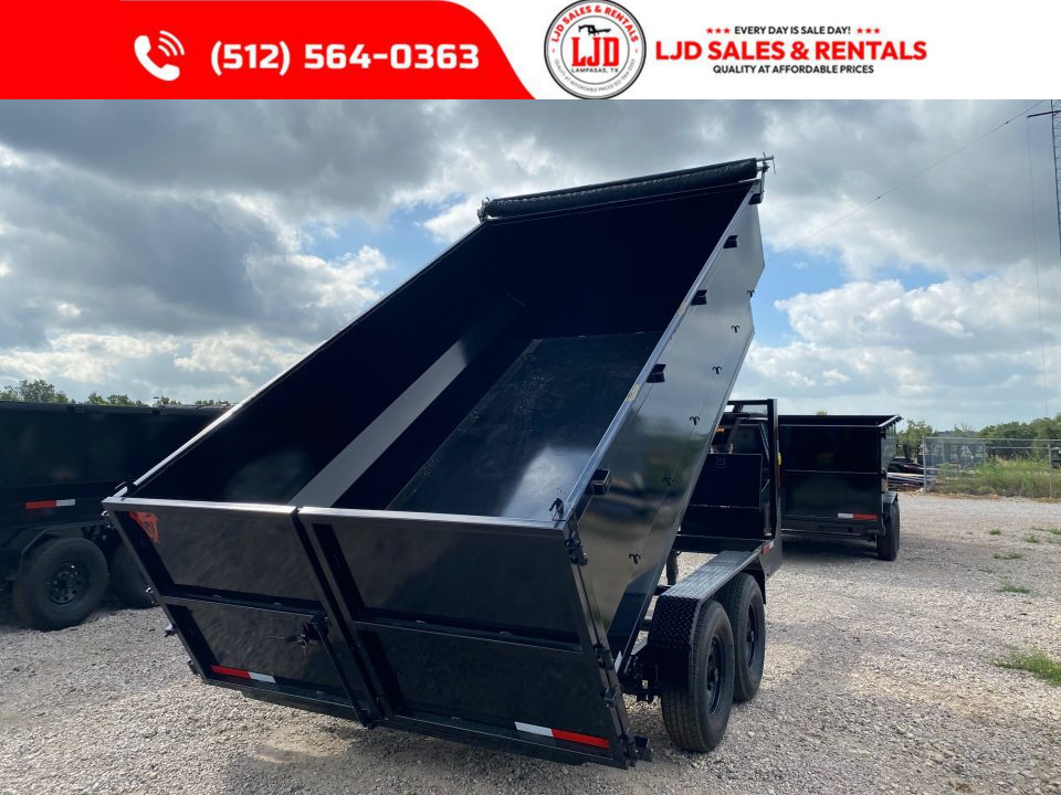 New 2026 Texas Pride - Gooseneck 14 X 4 Dump Trailer - 16K GVWR - Tarp