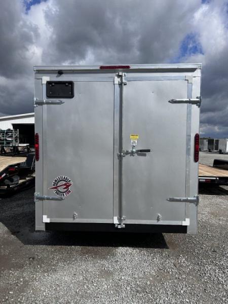 New 2027 Homesteader 7x14 Intrepid V-Nose Cargo Trailer w/ Barn Doors