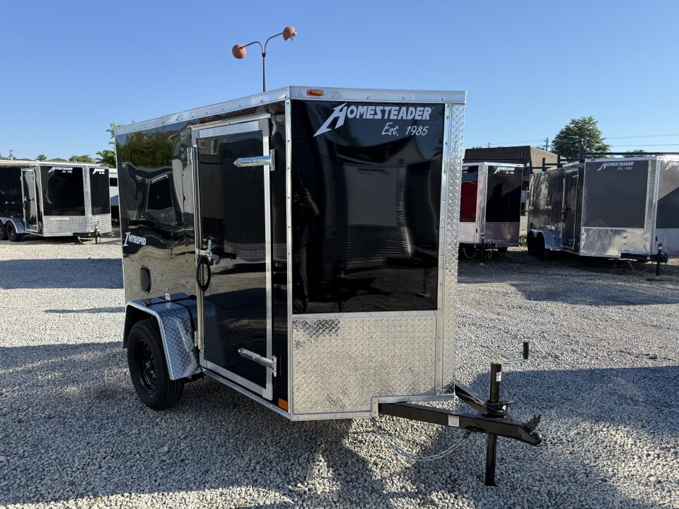 New 2027 Homesteader Trailer 5x8x5'6" Intrepid Ramp Door Package Cargo / Enclosed Trailer