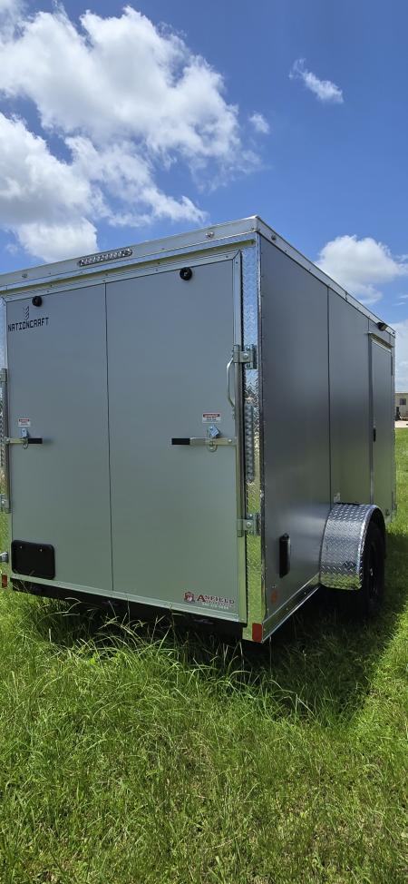 New 2027 NationCraft Trailers 6 X 12 SA POLY Cargo / Enclosed Trailer