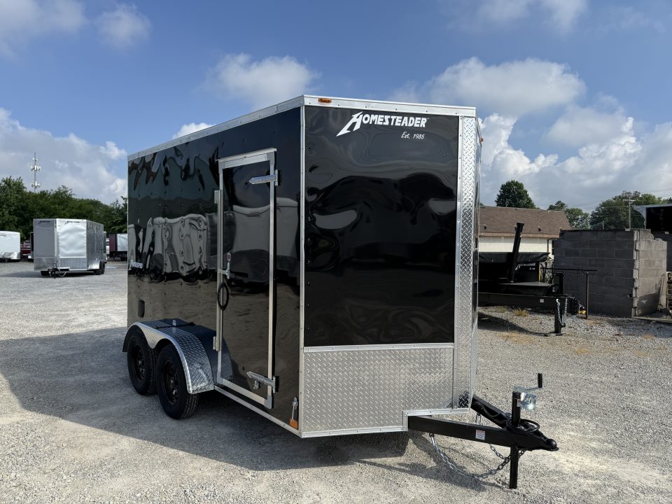New 2027 Homesteader Trailer 7x12x6'6" Intrepid ramp Door Package Cargo / Enclosed Trailer