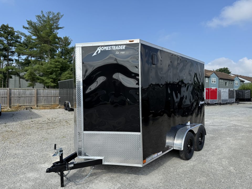 New 2027 Homesteader Trailer 7x12x6'6" Intrepid ramp Door Package Cargo / Enclosed Trailer
