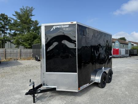 New 2027 Homesteader Trailer 7x12x6'6" Intrepid ramp Door Package Cargo / Enclosed Trailer