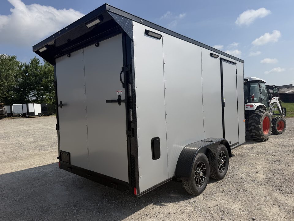 New 2027 Rock Solid Cargo 7' x 14' x 7' Cargo / Enclosed Trailer W/ Spoiler
