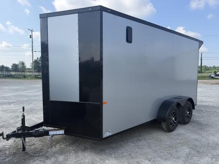 New 2027 Rock Solid Cargo 7' x 14' x 7' Cargo / Enclosed Trailer W/ Spoiler