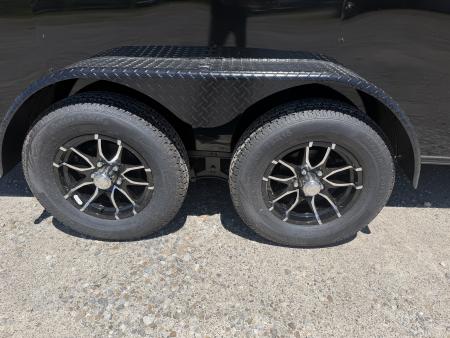 New 2027 Rock Solid Cargo 7'x16'x7' Cargo / Enclosed Trailer Black Out Package