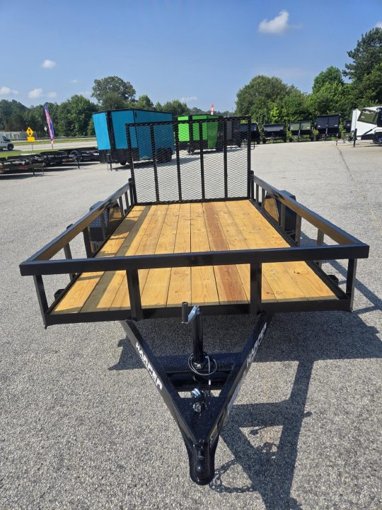 New 2026 GPS 76X12 SINGLE AXLE UTILITY TRAILER WITH SET BACK JACK