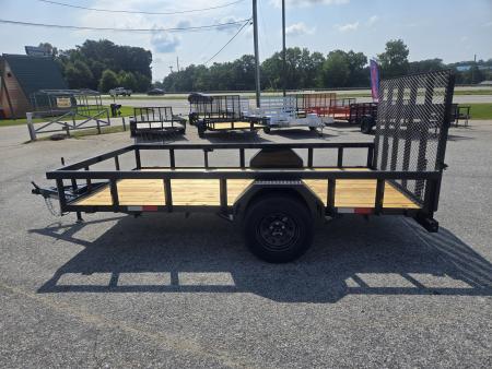 New 2026 GPS 76X12 SINGLE AXLE UTILITY TRAILER WITH SET BACK JACK