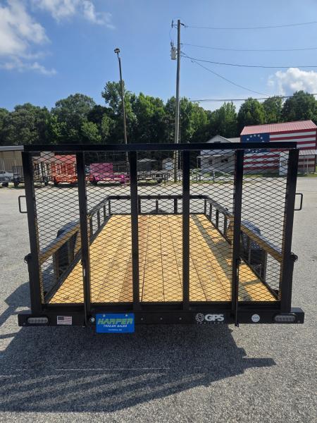 New 2026 GPS 76X12 SINGLE AXLE UTILITY TRAILER WITH SET BACK JACK