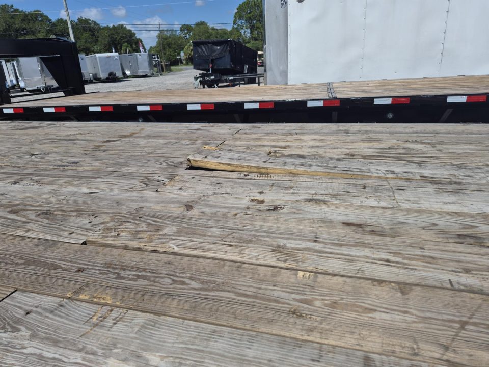 Consignment 2025 Trail Maxx 40 Ft. Gooseneck Equipment Trailer – 12,000 LB Capacity Heavy-Duty Hauler