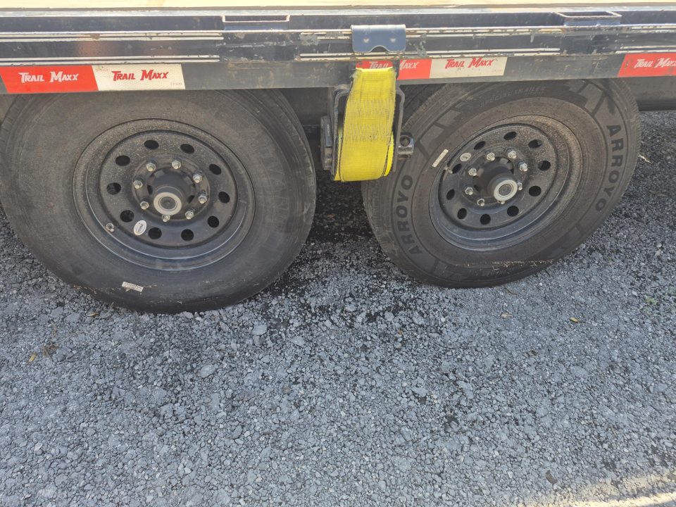 Consignment 2025 Trail Maxx 40 Ft. Gooseneck Equipment Trailer – 12,000 LB Capacity Heavy-Duty Hauler