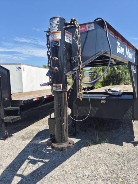 Consignment 2025 Trail Maxx 40 Ft. Gooseneck Equipment Trailer – 12,000 LB Capacity Heavy-Duty Hauler