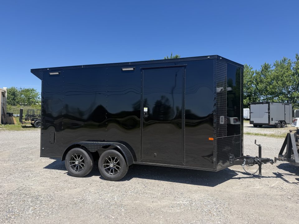 New 2027 Rock Solid Cargo 7' x 14' x 7' Cargo / Enclosed Trailer W/ Spoiler