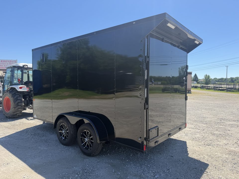 New 2027 Rock Solid Cargo 7' x 14' x 7' Cargo / Enclosed Trailer W/ Spoiler