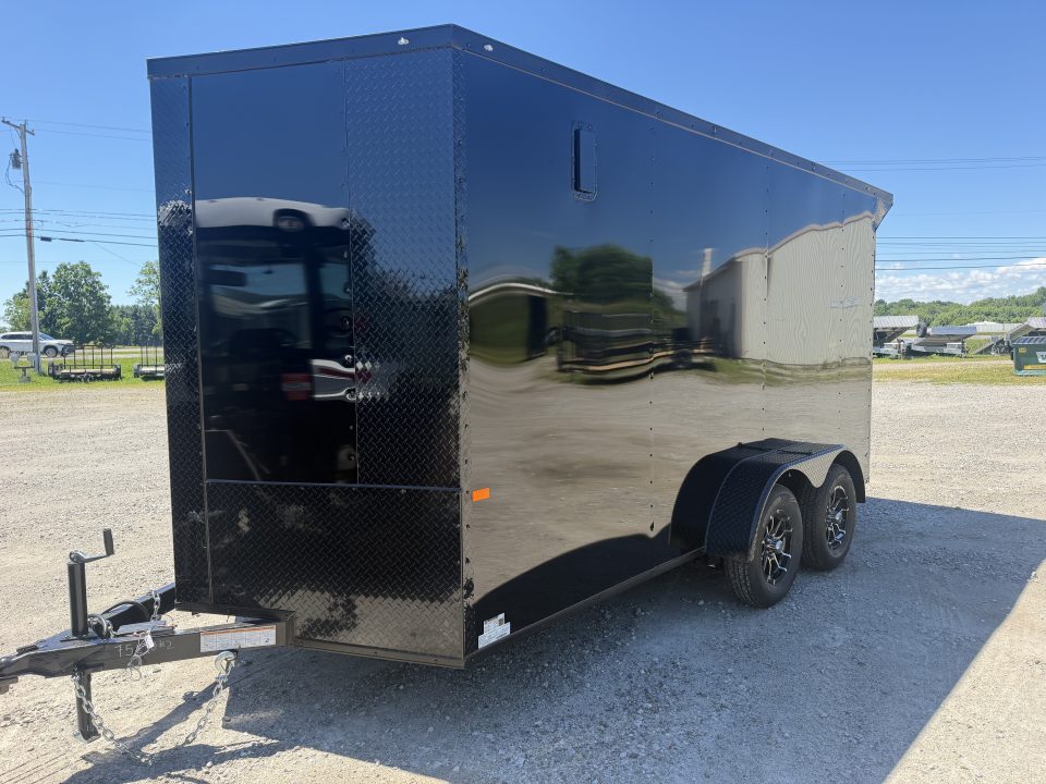 New 2027 Rock Solid Cargo 7' x 14' x 7' Cargo / Enclosed Trailer W/ Spoiler