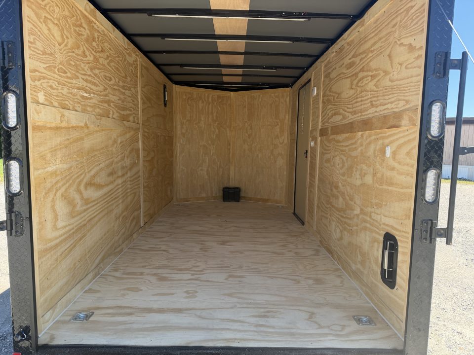 New 2027 Rock Solid Cargo 7' x 14' x 7' Cargo / Enclosed Trailer W/ Spoiler