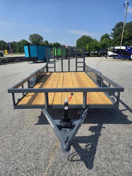 New 2026 10K GPS 7X14 TANDEM AXLE UTILITY TRAILER WITH HD JACK AND GATE