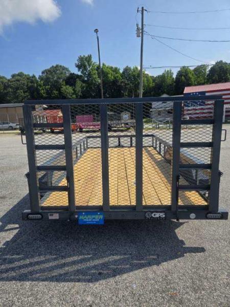 New 2026 10K GPS 7X14 TANDEM AXLE UTILITY TRAILER WITH HD JACK AND GATE