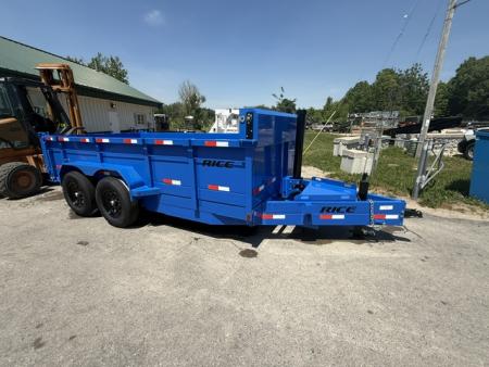 New 2026 Rice Trailers 7X14 Dump Trailer